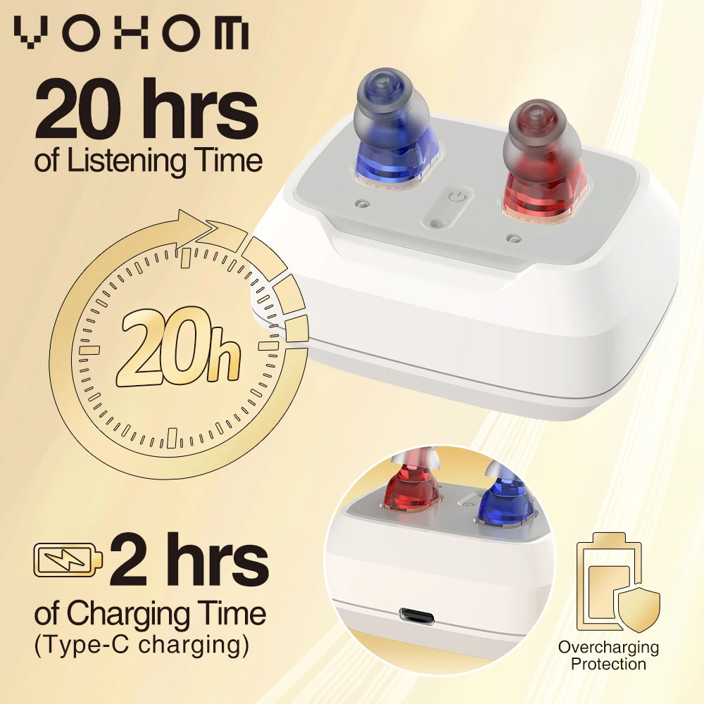 VOHOM OTC aparelho прайс-лист аудита стоимость перезаряжаемых слуховых аппаратов беспроводной производитель оптовая продажа