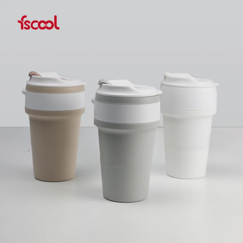 Wholesale Creative Portable Foldable Silicone Coffee Cup Collapsible Cup