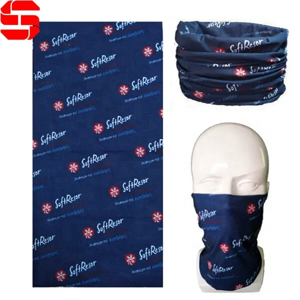 Custom Logo Sublimation Print Neck Gaiter Headwear Tubular Neck Warmer Bandana Multiscarf Tube Seamless Headwear Fishing Bandana
