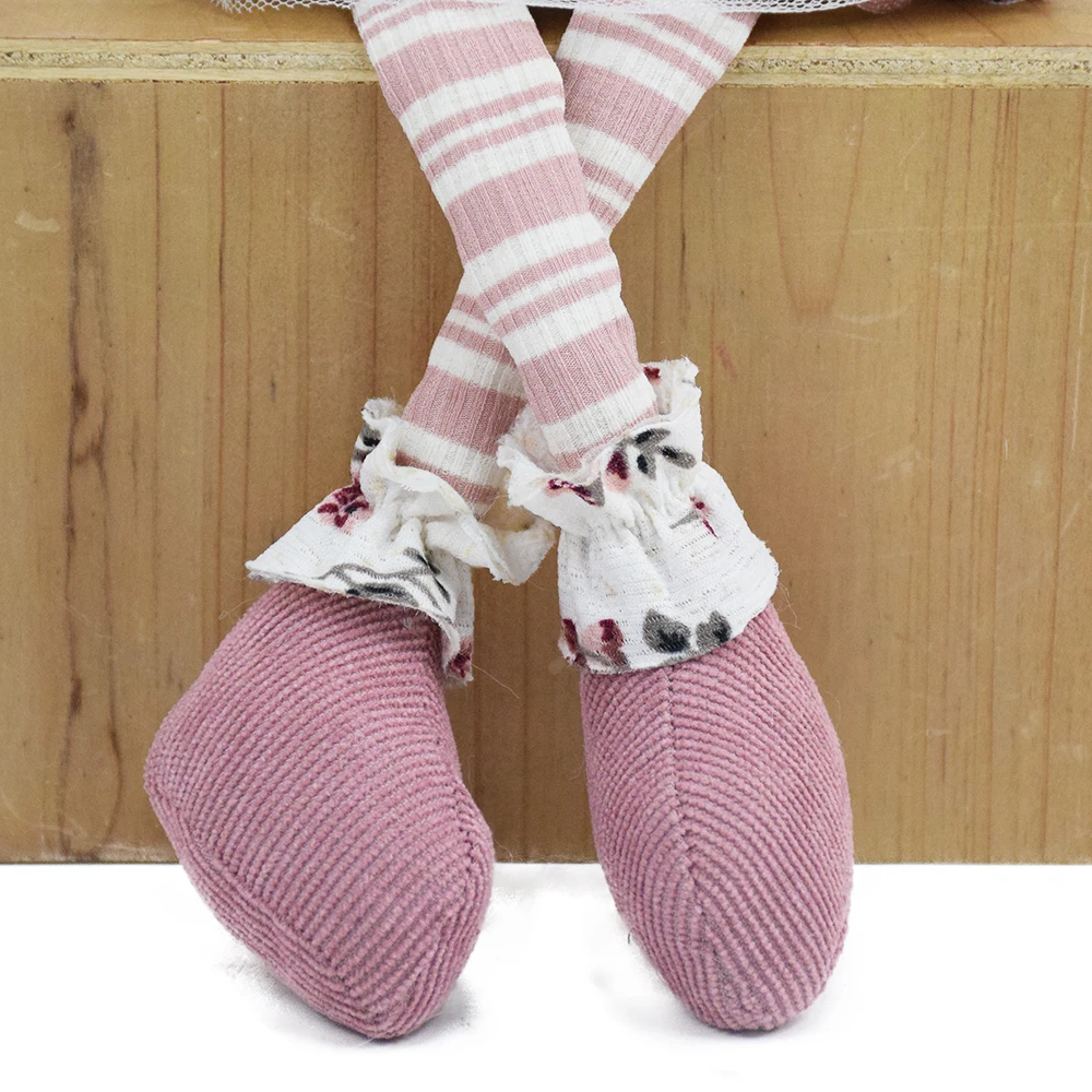 16.5 Inch Easter Product Holiday Ornaments Home Plush Bunny Easter Decorative Rabbit with Long Ear