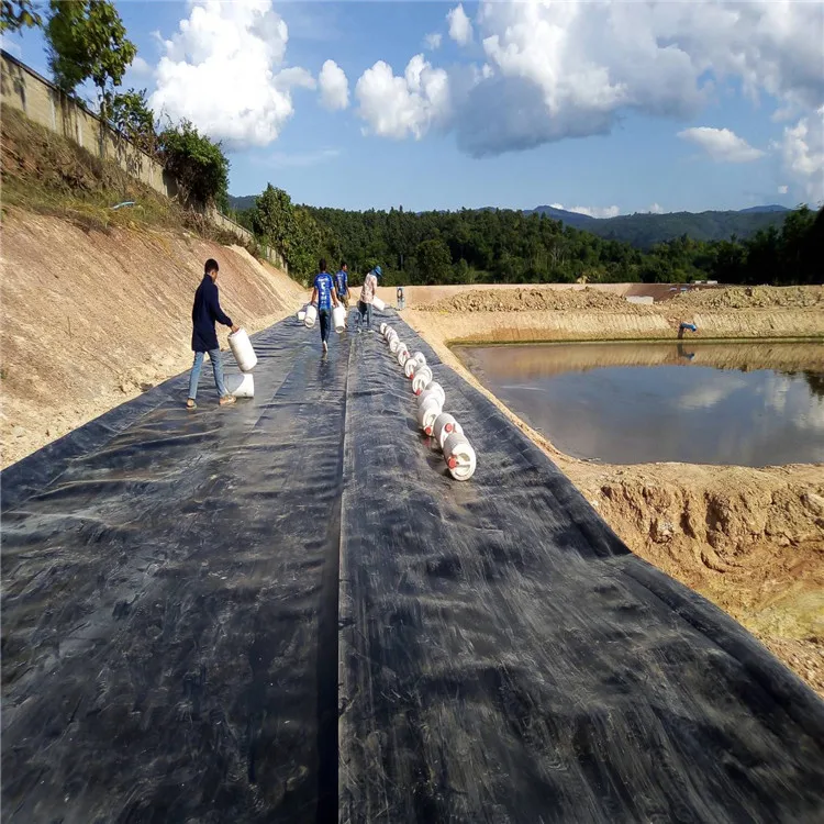 0.75mm 0.5mm  Geomembrane Pond Liner for Aquaculture Farm Projects in Philippines