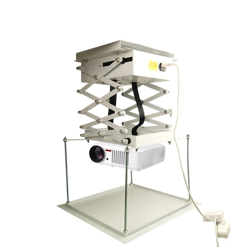 Ceiling Hidden Mount Motorized Projector Lift/Electric Projector Down System for Office Presentation Equipment
