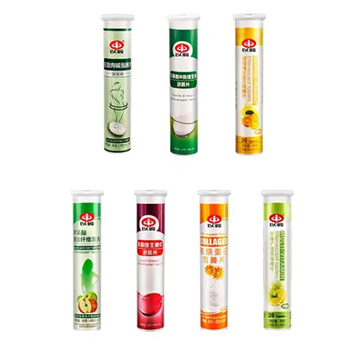 Yiling Vitamin C and zinc Effervescent Tablets Whitening Orange Juice Improve immunity