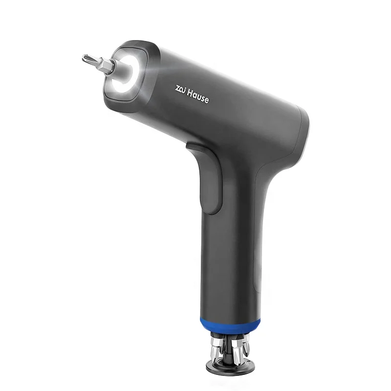  Лунок Hause 4V электрическая отвертка набор USB перезаряжаемые электрические дрели Мини Смарт Беспроводная рукоятка отвертки с 8-ю разъемами