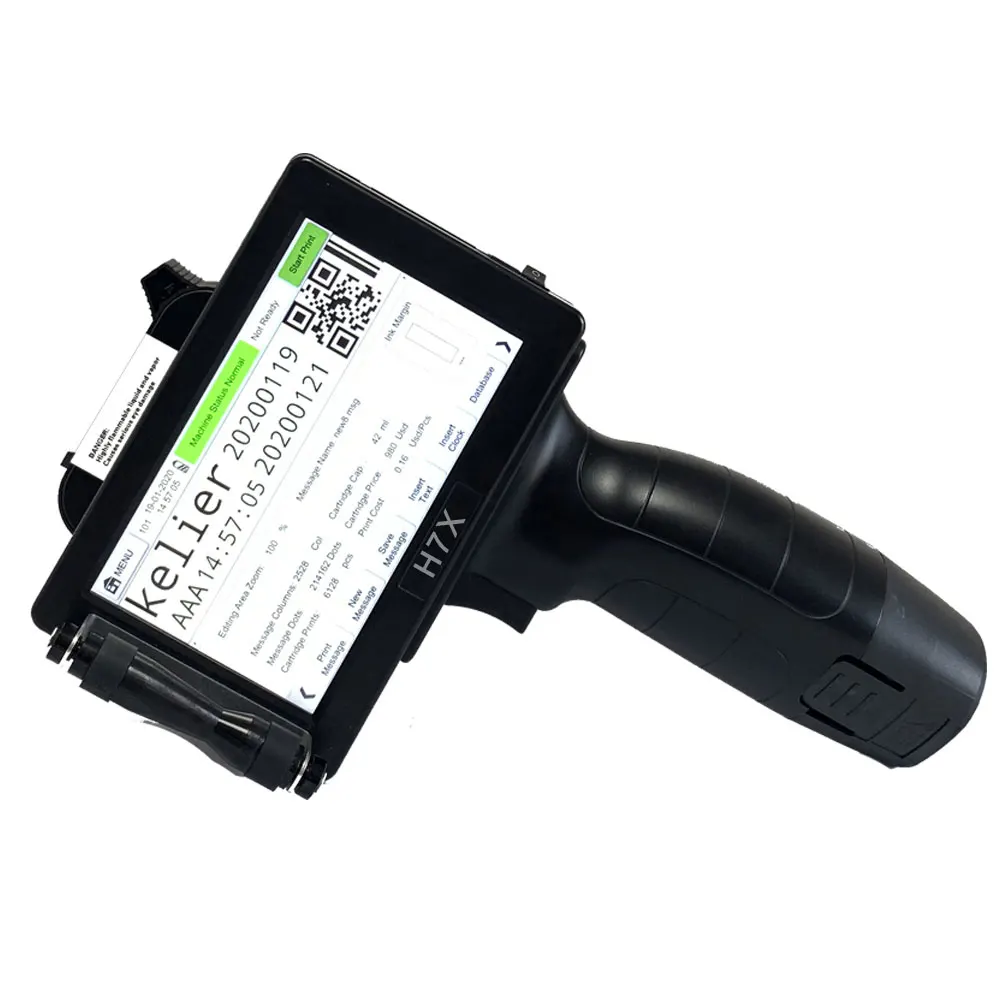 New handheld inkjet printer 2019 new modle KELIER H7 The best quality dater handheld inkjet printer