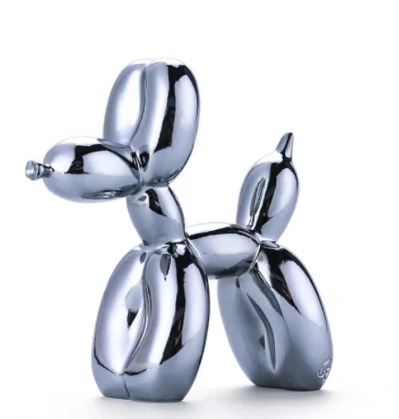 Nordic Creative   Chrome Balloon Dog Home Decoration Art Abstract Balloon Dog Statue