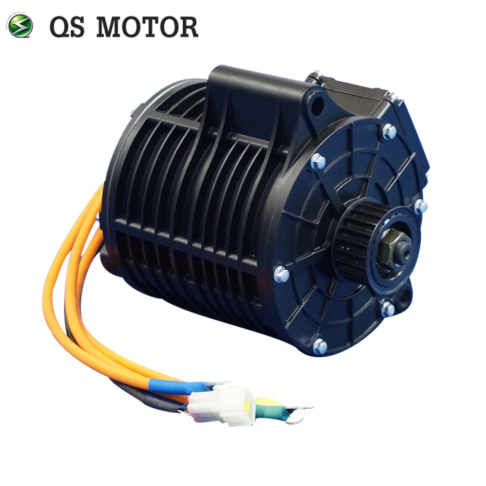 QS 138 3kW 72V80KPH Mid drive motor with new appearance belt design