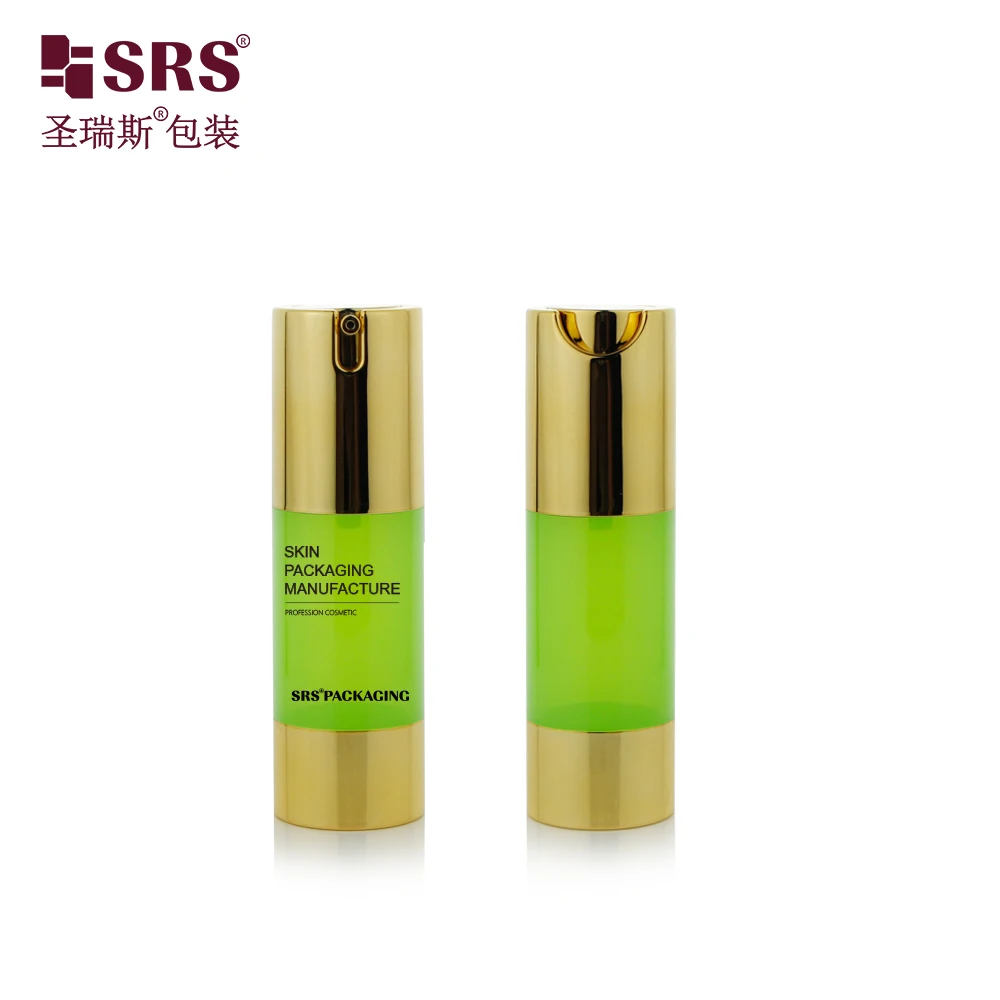 SRS Luxury Cosmetics 15ml 30ml 40ml 80ml 100ml 50ml Rose Gold Airless Pump Bottle