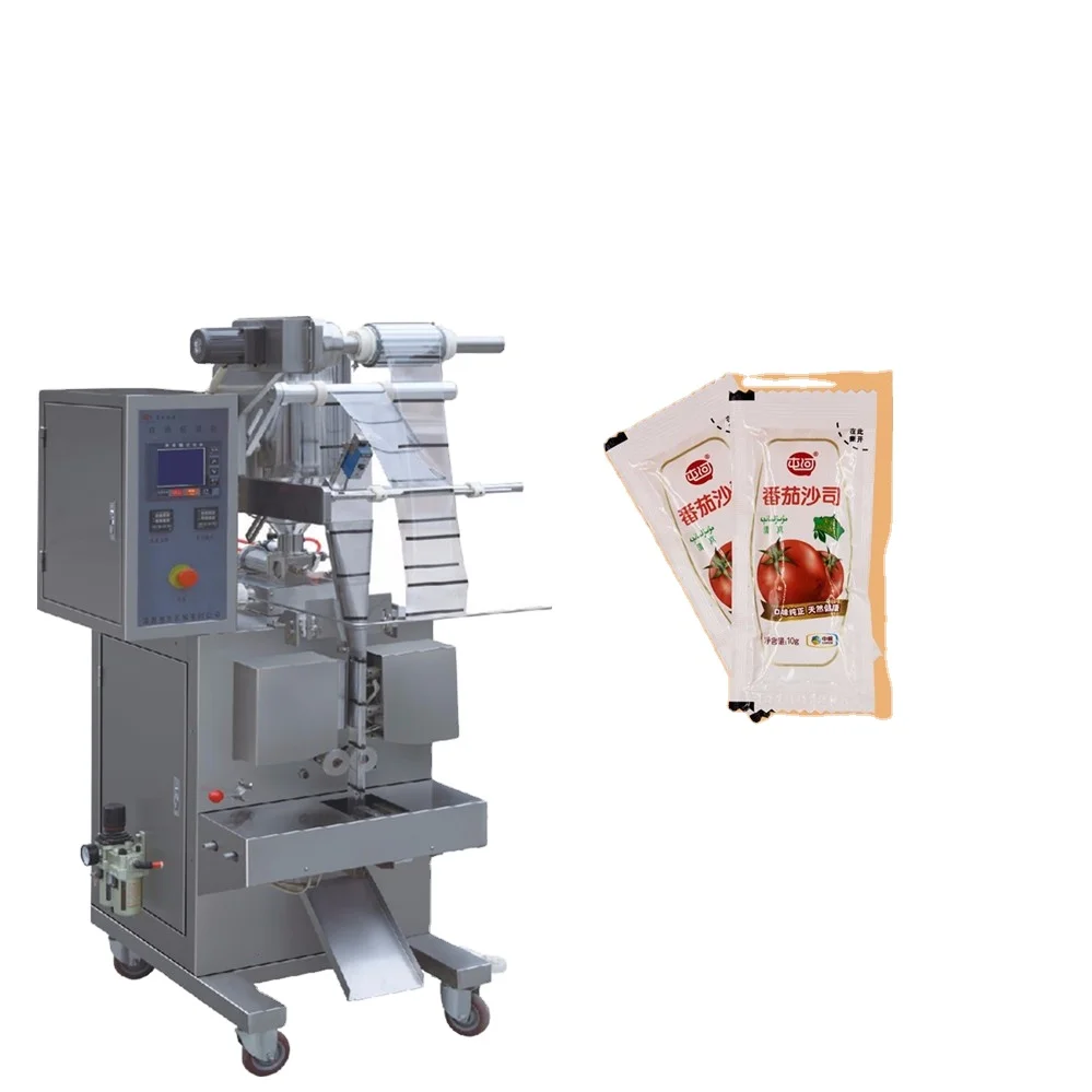 Automatic liquid sachet pouch form fill seal Fruit Jam Honey Paste Ketchup Mayonnaise Chocolate Liquid Packing