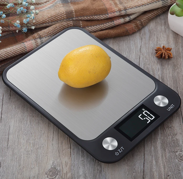 Changxie лидер продаж цифровые кухонные весы весом 11 фунтов и грамм 5 шт. кг вес ЖК-тара черные для еды