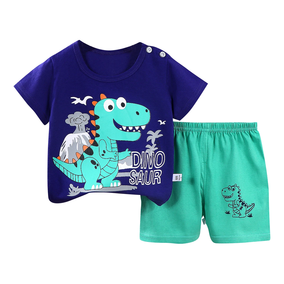Factory wholesale price kids short sleeve suit boys t-shirt children clothes summer in stock