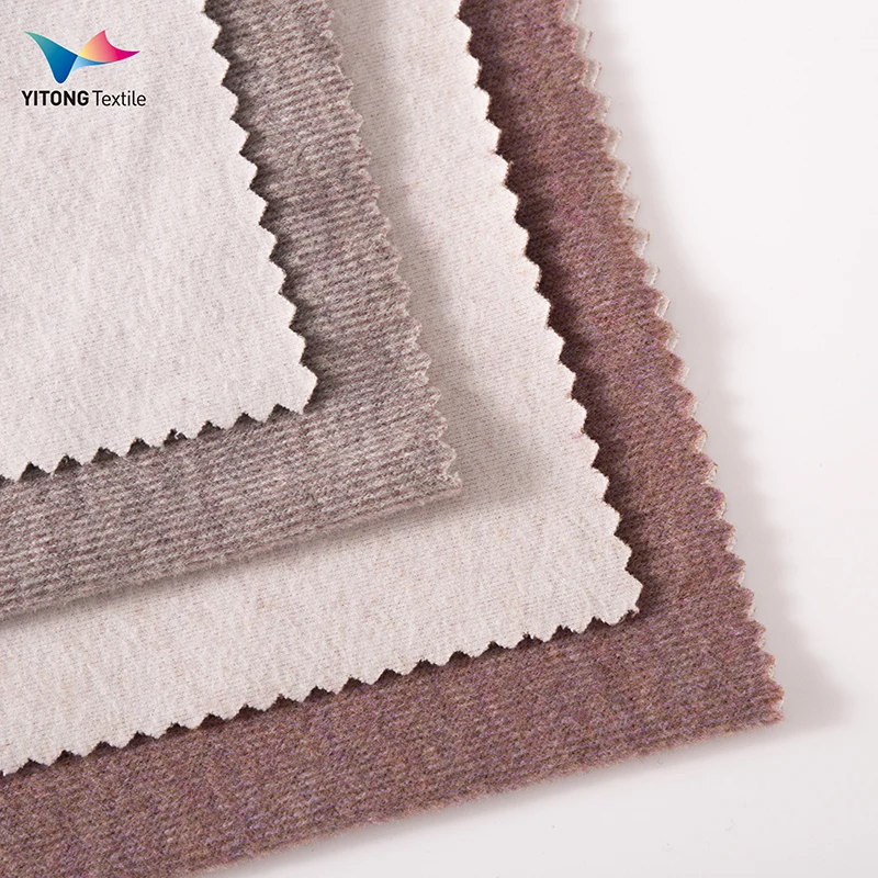 Factory Suppliers Brushed Fleece Fabric 41% Viscose 38% Polyester 14% Acrylic 7% Spandex Fabric for Thermal Underwear