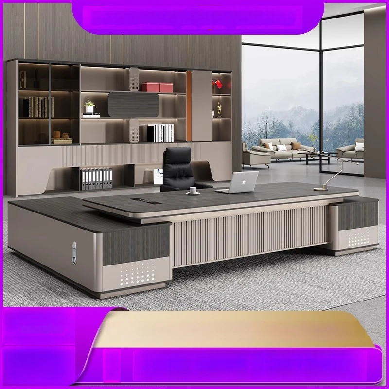 Youtai Factory Direct Modern Luxury Multifunction Executive Office Desk Ceo Boss Office Furniture