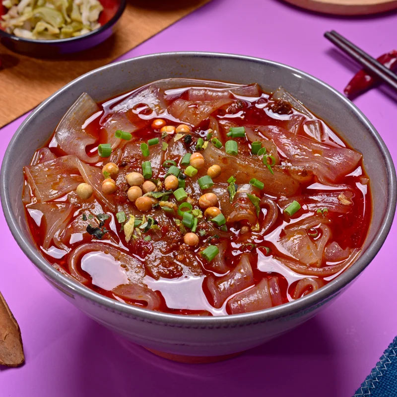 Прямой экспорт вкусных здоровых мгновенных лапши Чунцин китайский широкий мгновенный рисовый вермишель в порошке оптовая