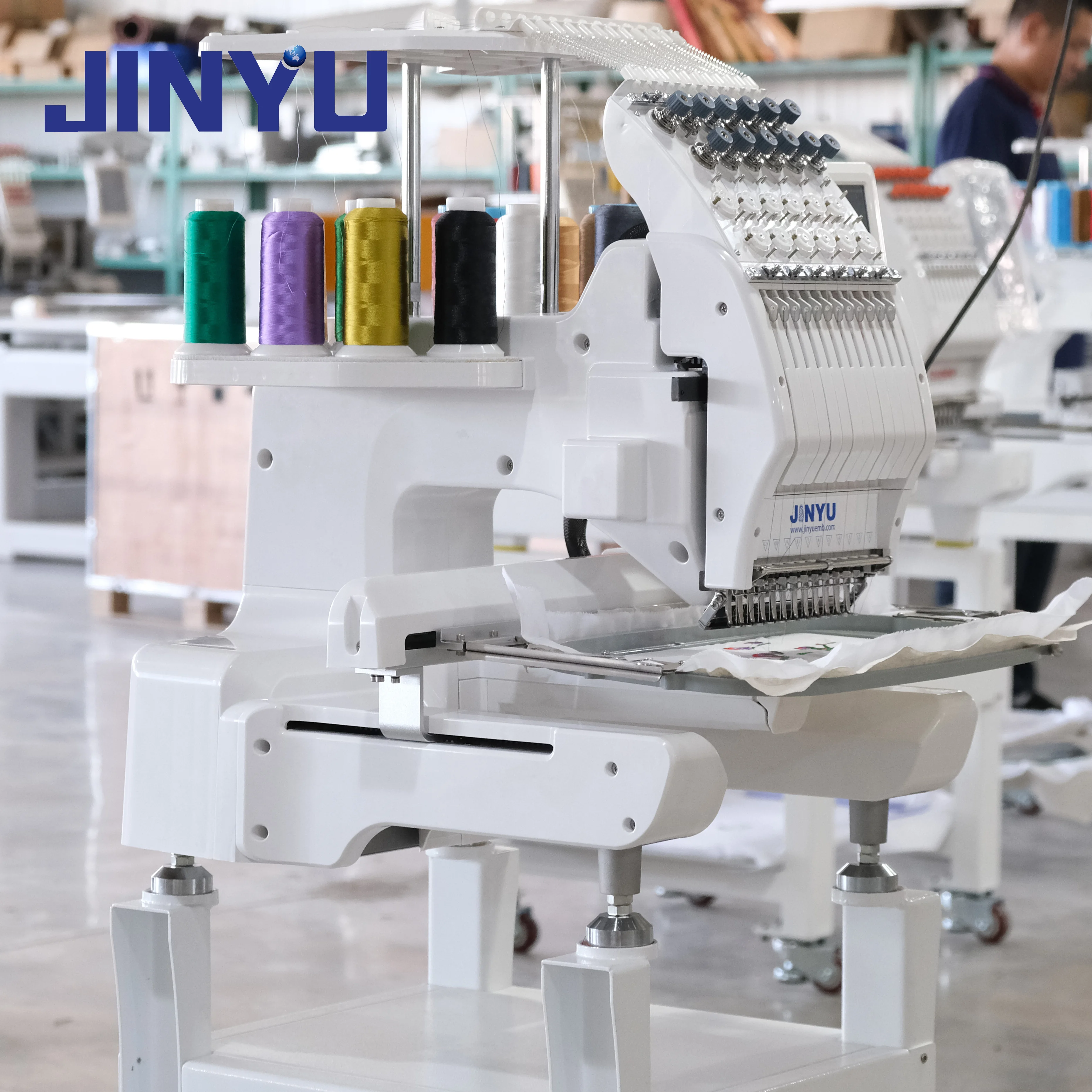 JCH1201 Embroidery Machine Single Head  Garment logo Printing Machine for Small Businesses
