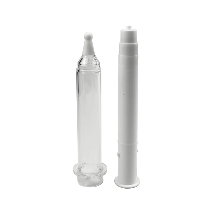 airless syringe 5 ml 10ml 20ml eye syringes cream syringes liquid bottle