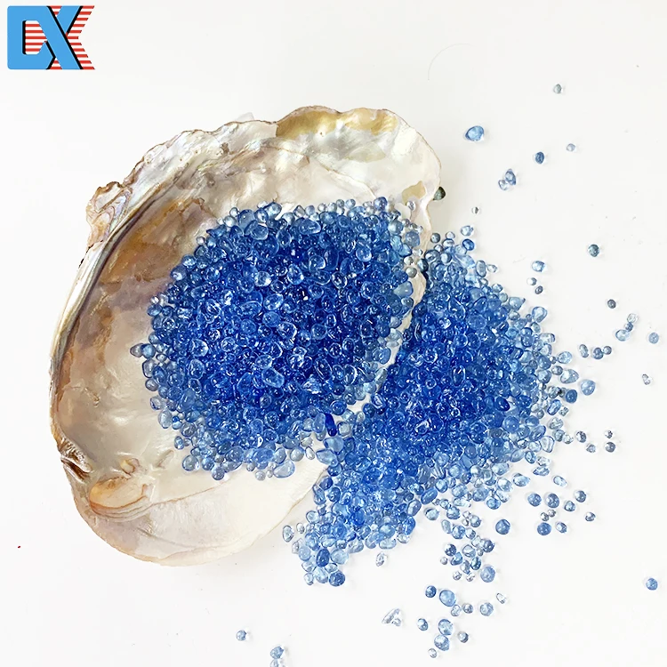 
wholesale cheap price red pebble bead glass pebbles for pool finish 