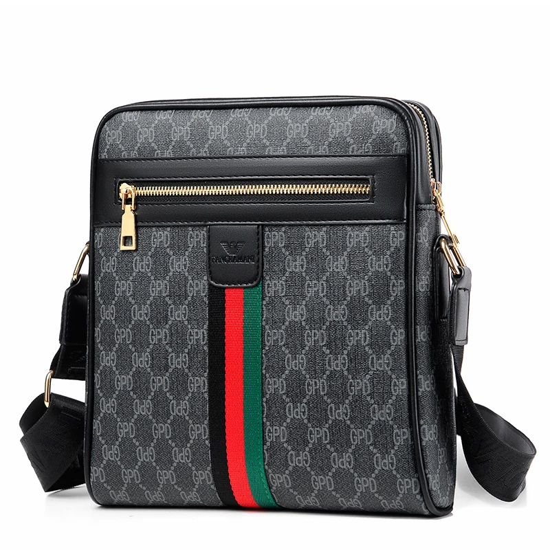 Стильная мужская сумка, сумка-мессенджер, модная Ретро сумка на одно плечо, новый вместительный рюкзак