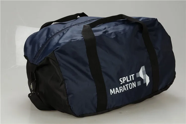 custom Gym sport bag / polyester foldable travel tote bag for promotional