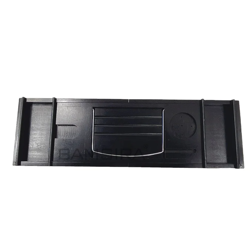 Luxury Black Extendable Bamboo Bath Board Spa Shower Caddy Bridge Tablet Tray for Bathtub