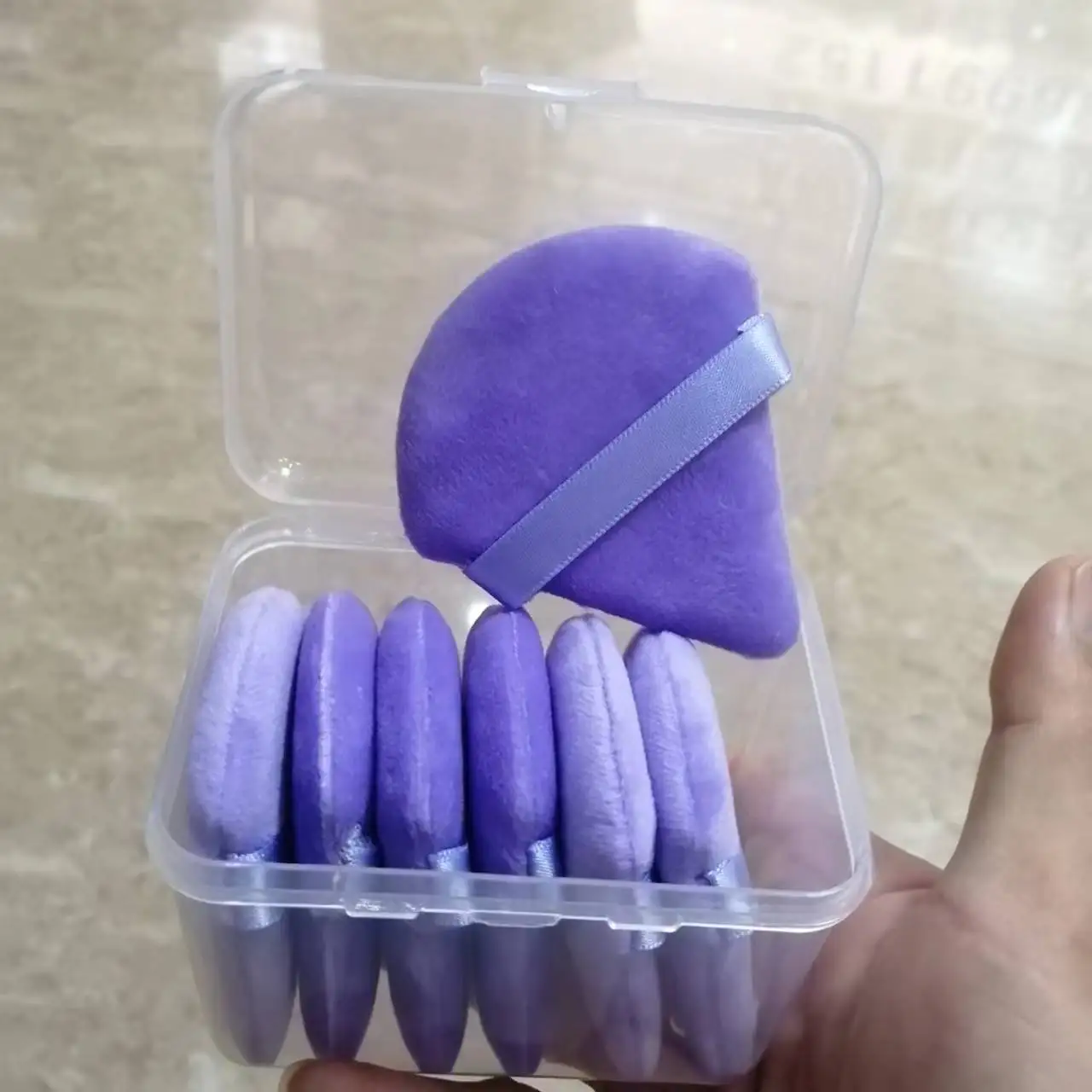 Multi Colors Powder Puff Air Cushion Mini Makeup Powder Puff Cotton Triangle Makeup Sponge Puff