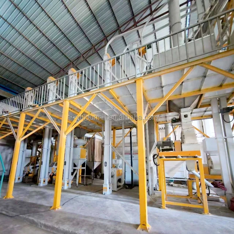 China flour mills 52ton Super fine corn flour milling machine posho mill Africa market