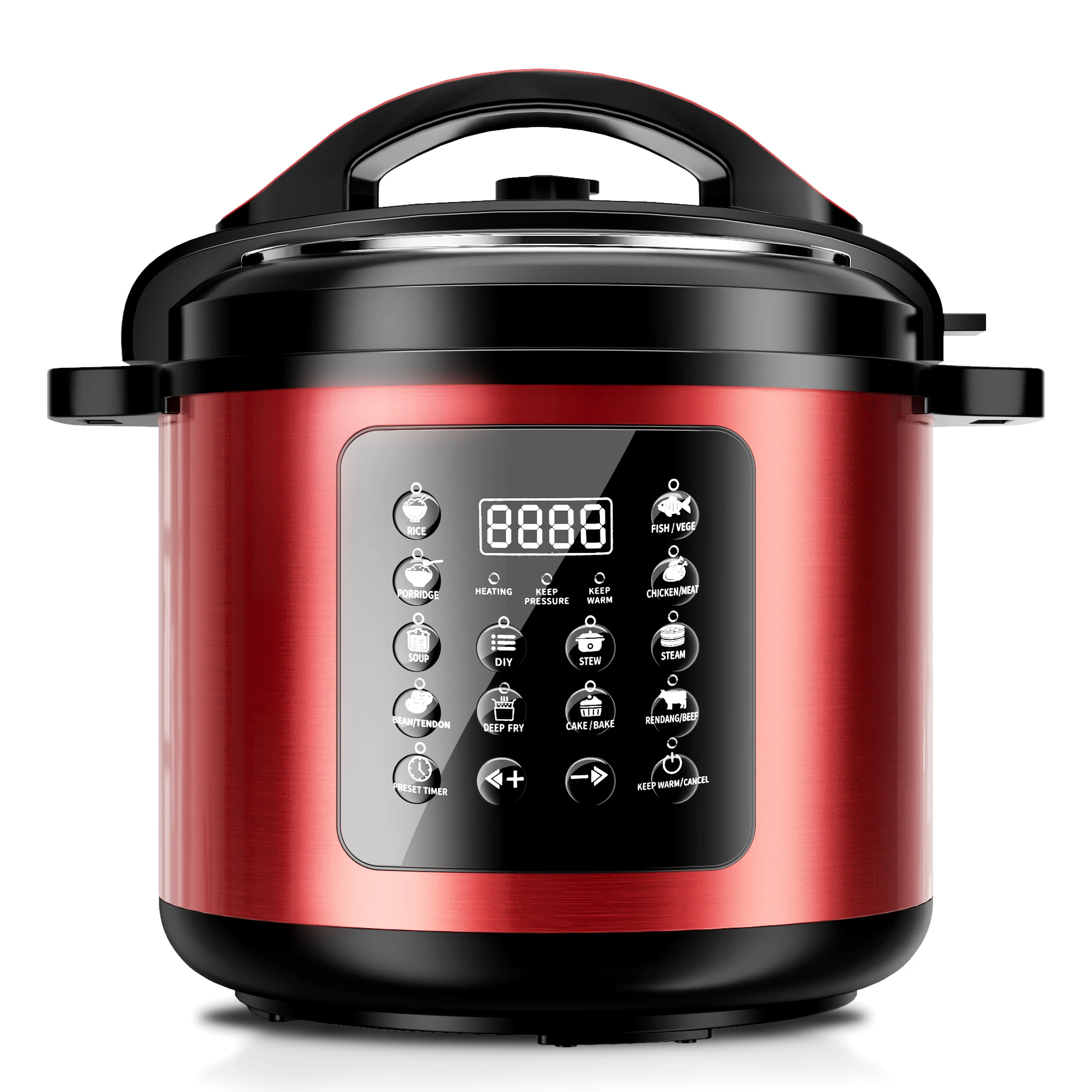 High Quality Commercial Or Household pressure cooker with a aluminium inner pot 6l electric pressure cooker