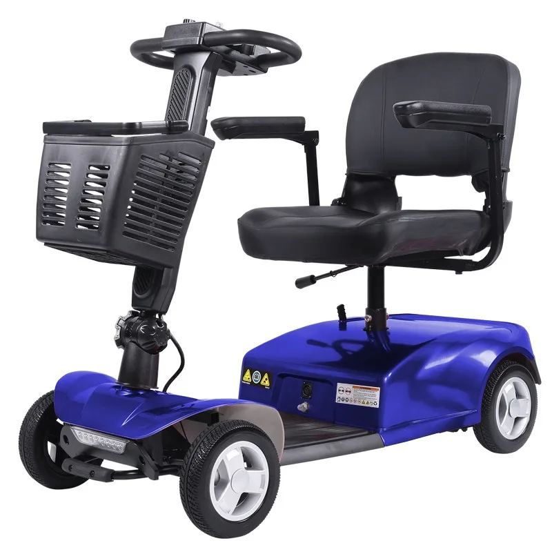  Four-wheels electric scooter vehicles for the elderly and