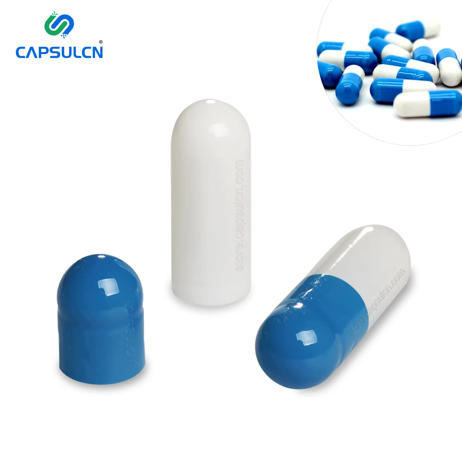 
CapsulCN Customized Color Size 00 0 1 2 3 4 5 Separated Empty Hard Gelatin Capsules/Empty Vegetable Capsules 