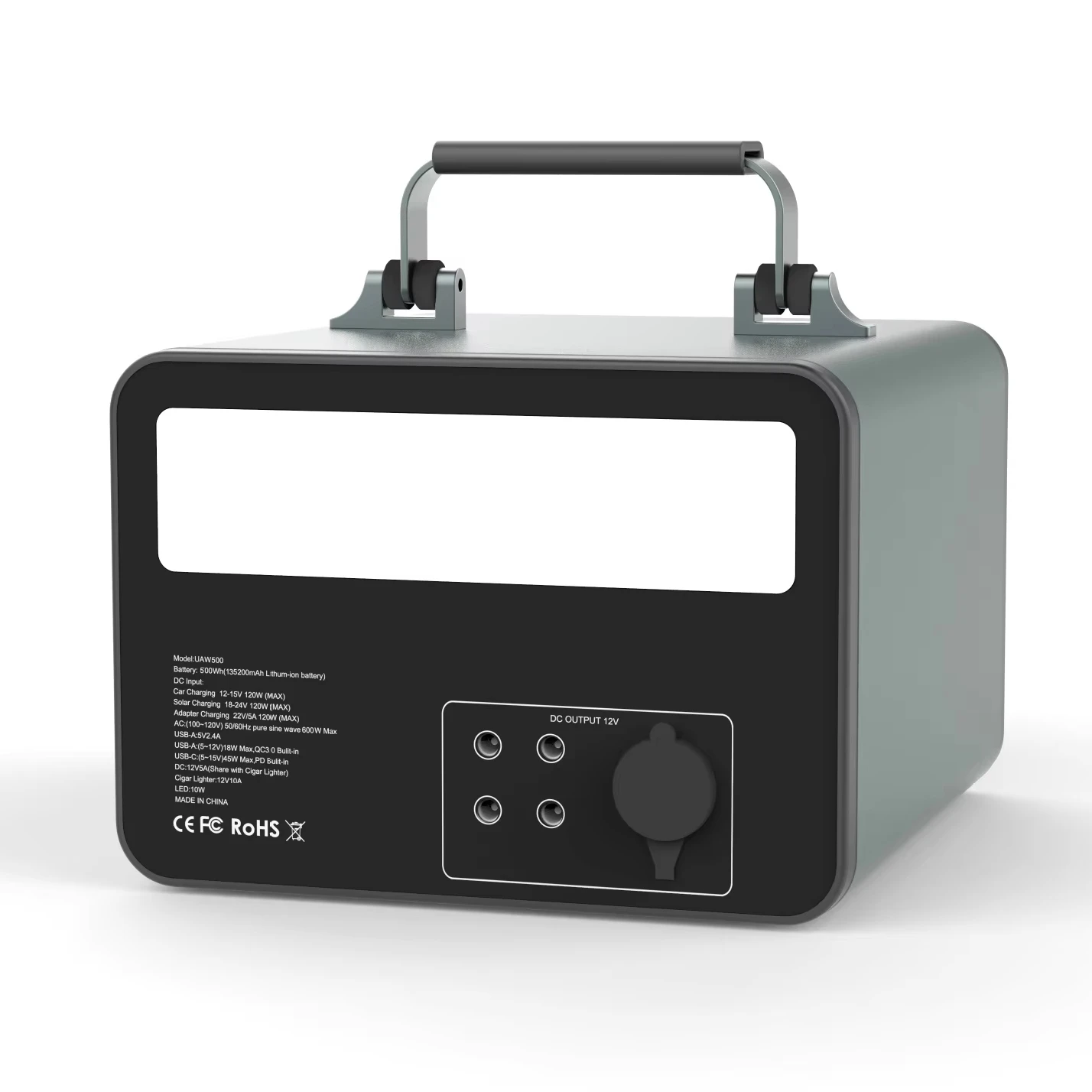 Dc Backup Power Supply Home Lighting Portable Mini Solar Generator With Switch