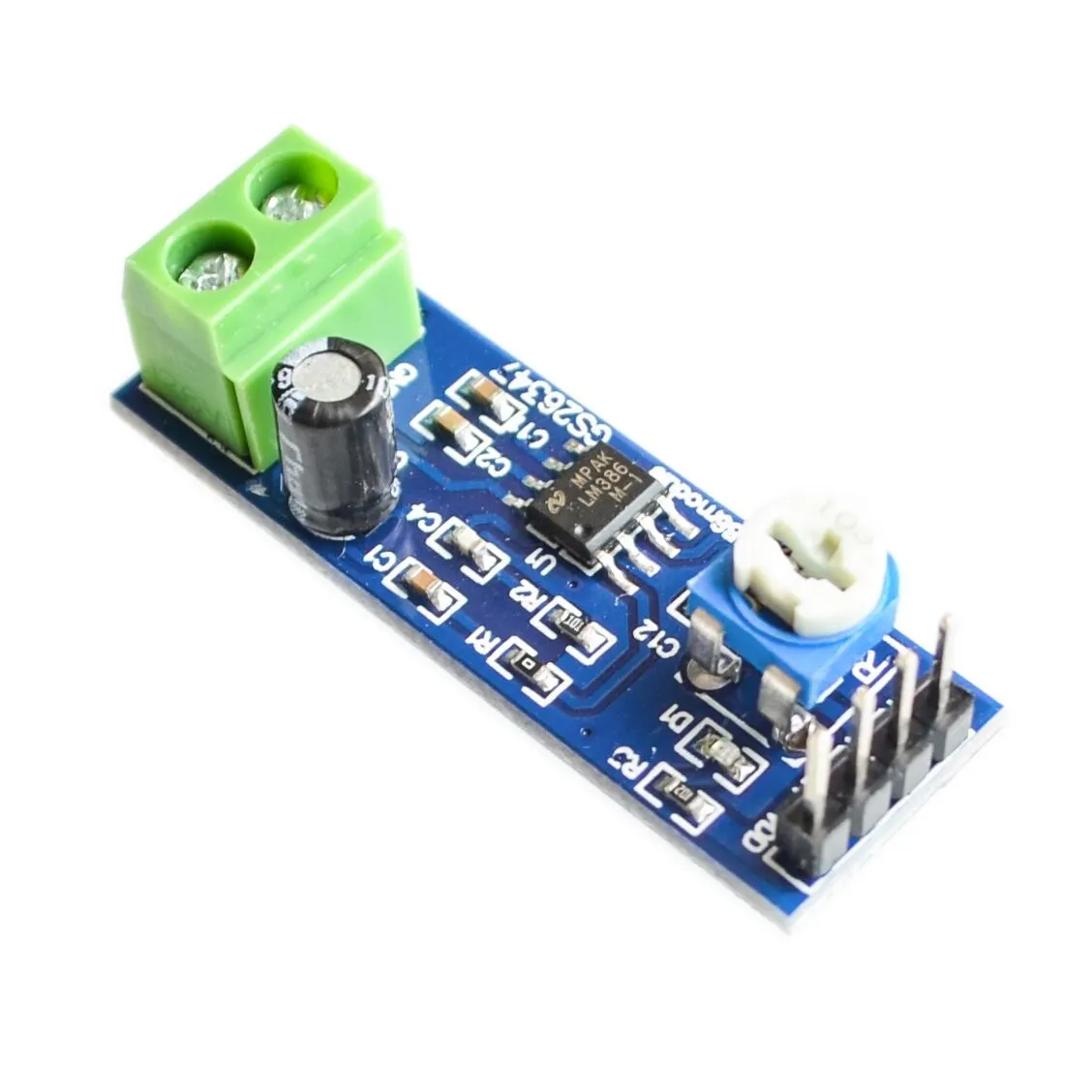 LM386 module 200 times gain audio amplifier module