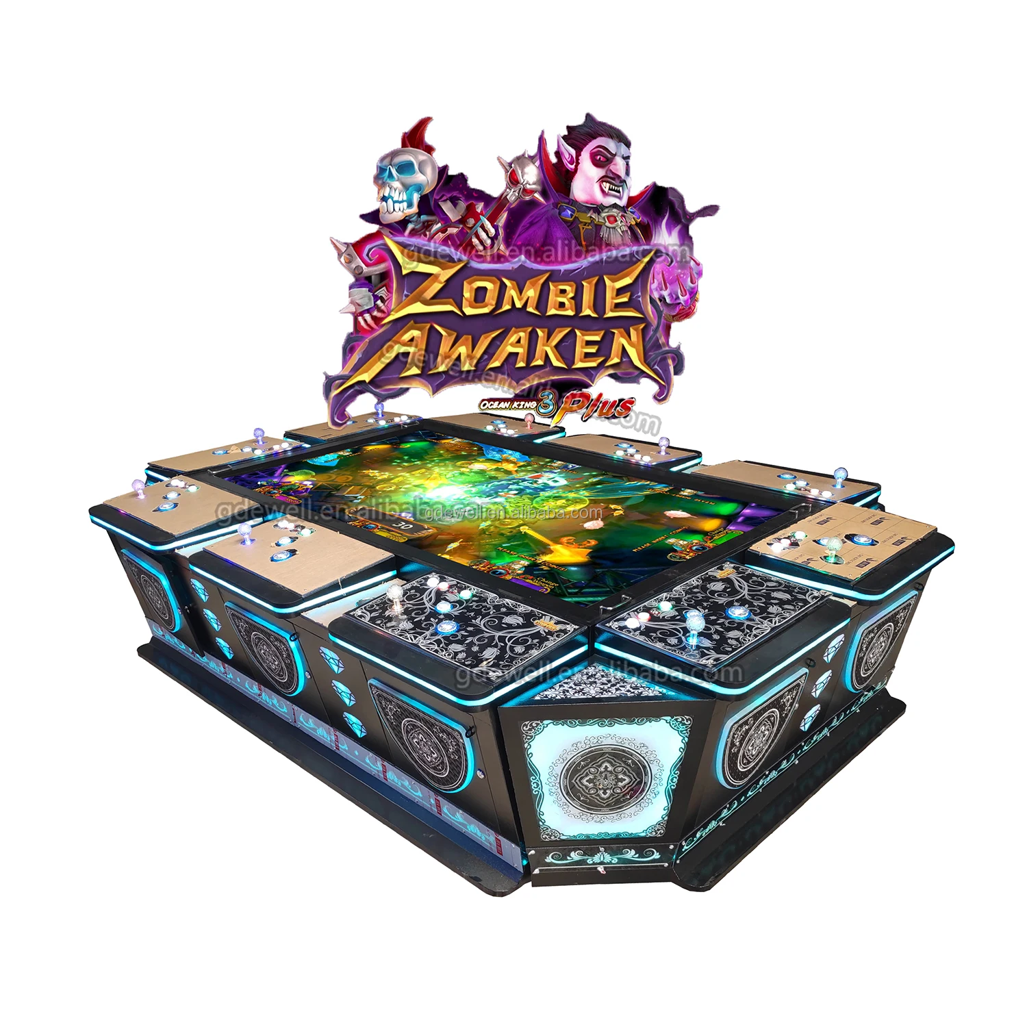 
New 2021 55 or 86 or 100 inch fish game slot machine IGS game fish gambling machine Ocean king 3 plus Zombie Awaken 