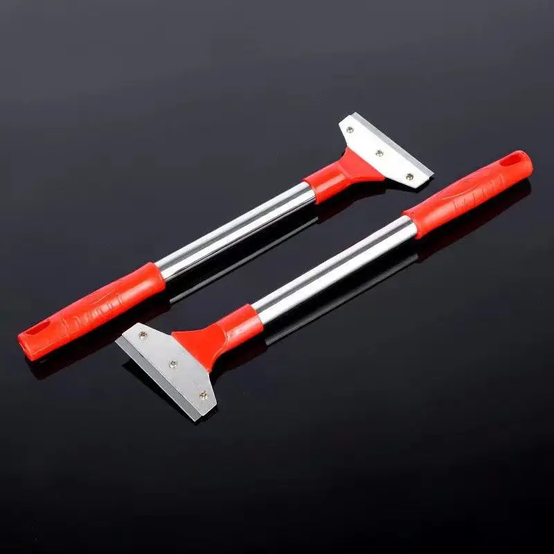 Metal Paint Remove Glue Scraper with Blade Rubber Handle Plastic Razor Cleaning Blade Scrapers Spades & Shovels