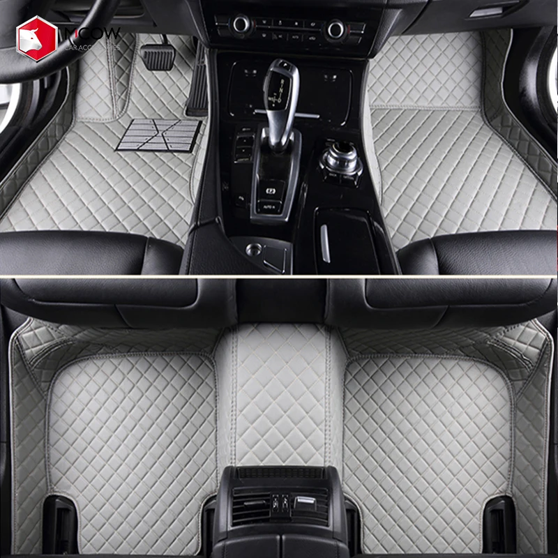 
Mcow 2020 High Quality Durable Customized Leather 3D 5D Car Foot Mat Car Floor Carpets Car Mats 