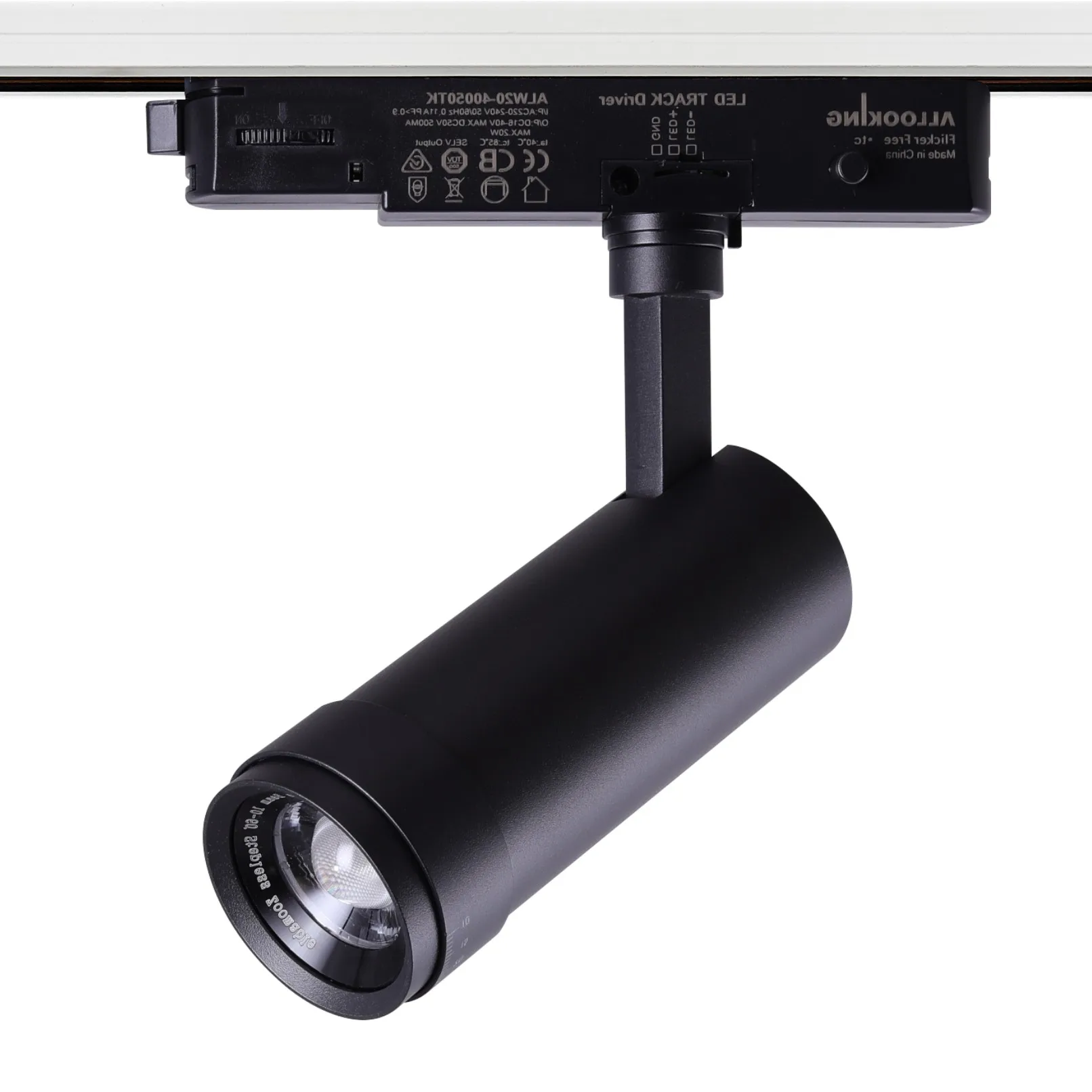 20W COB 3 Wires indoor dimmable LED Track light