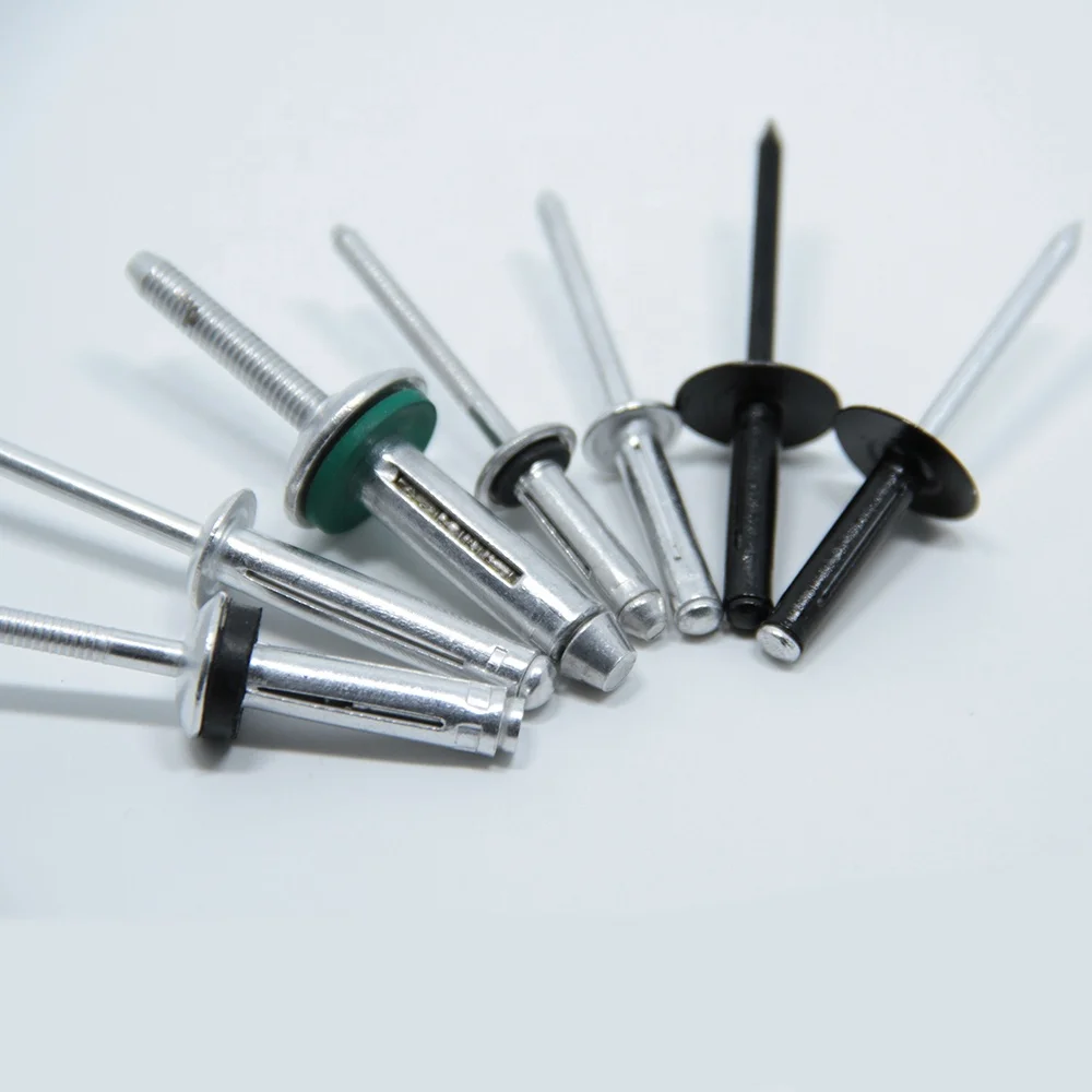 5.2x19.1mm Bulb Tite Rivets Aluminum Waterproof Blind Rivet with Washer RV6603 LSR Tribex Tri-Fold Blind Rivets