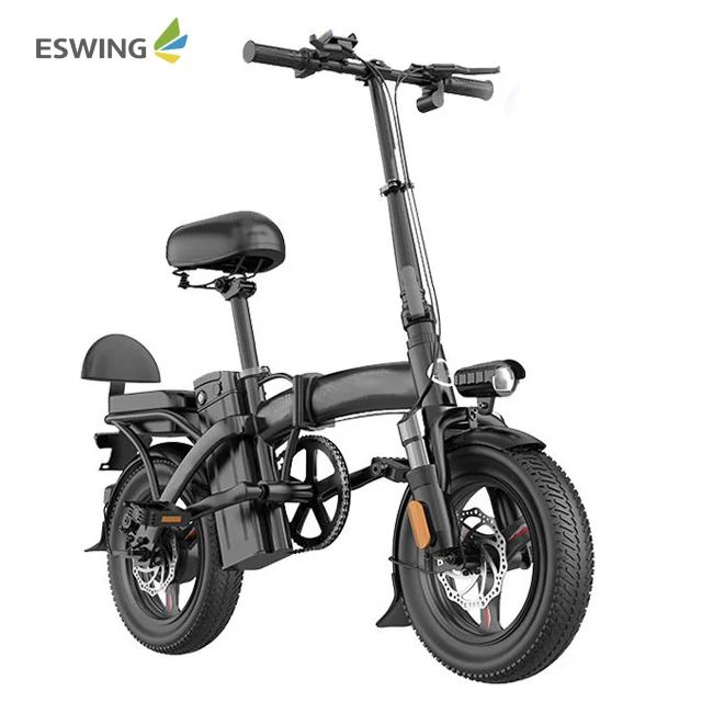 ESWING 14 Inch Bicycle 48V 400W Long Range Ebike Portable Adult Electric Bike