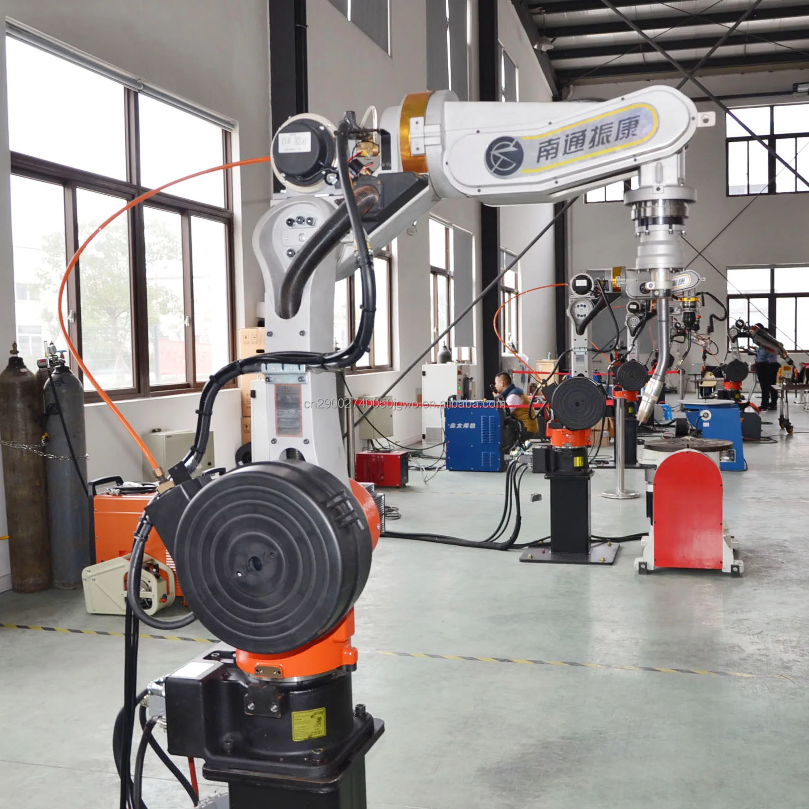 Arc MIG 500A Industrial Robot Arm Manipulator Water Cooled Welding Robot For Stainless Steel