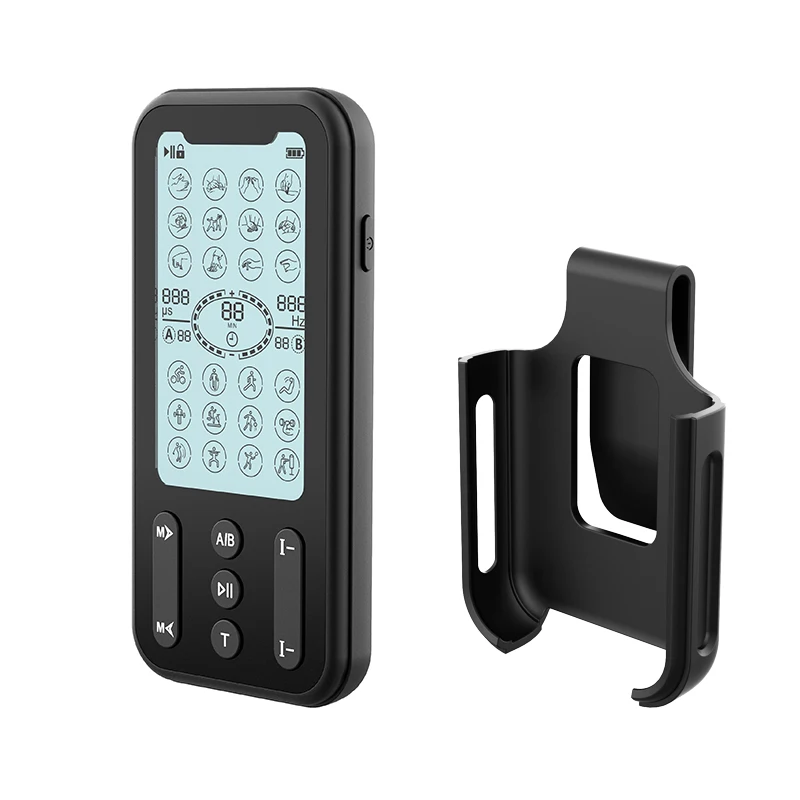 Advanced Physical Therapy Device 2-in-1 TENS EMS Device for Muscle Recovery and Pain Relief with Electric Pulse Therapy