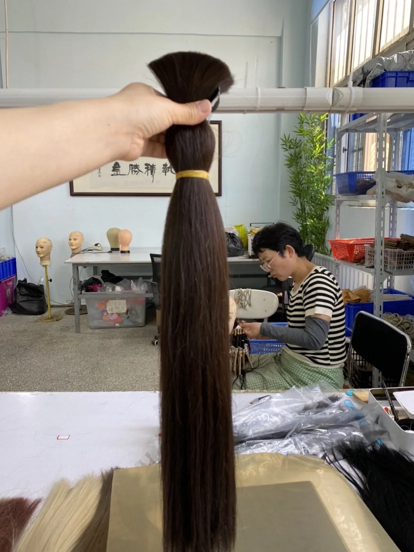 Wholesale Hair Vendors Virgin Bundles Russian Double Drawn Human Hair Braiding Hair Bulk