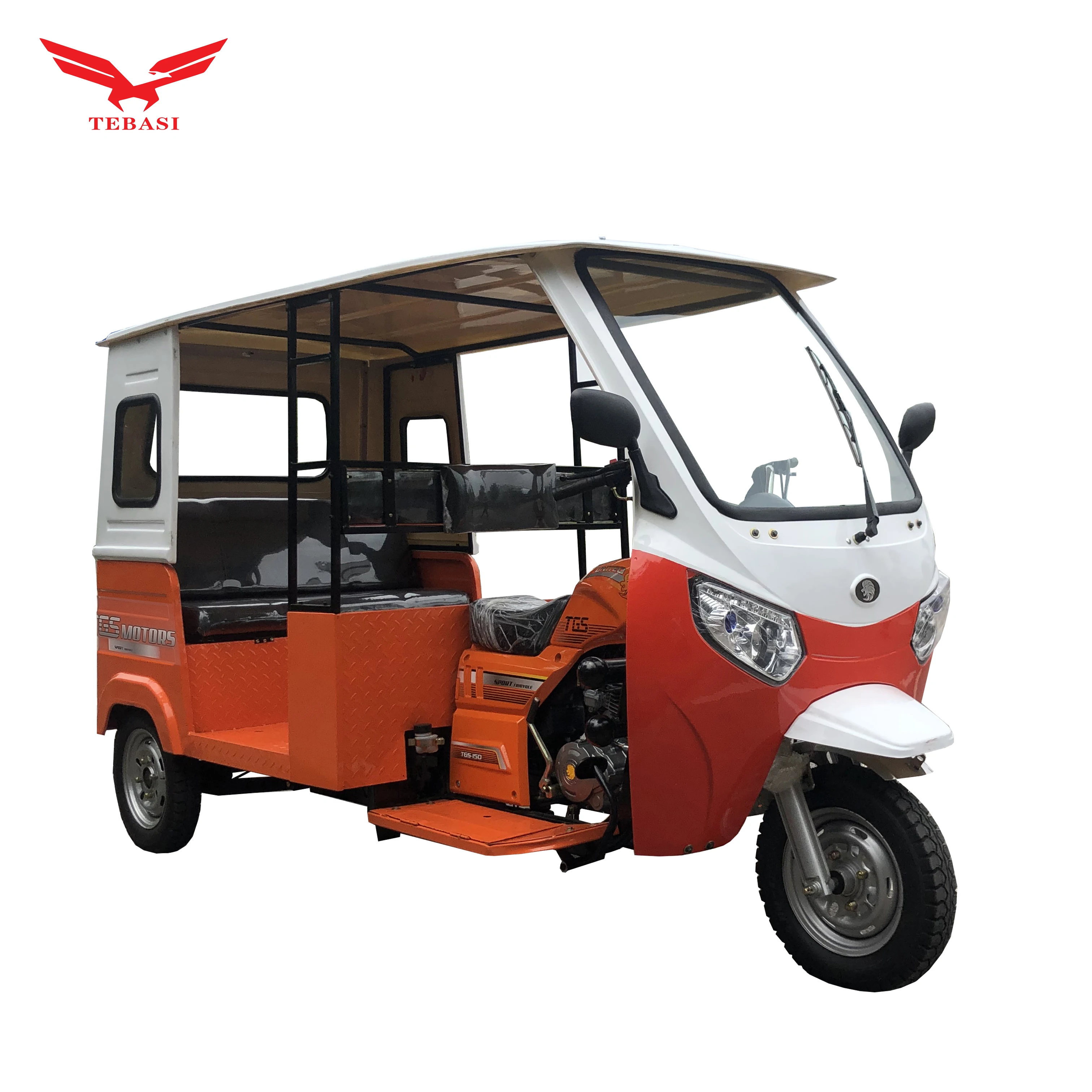 7 мест бензин такси пассажирские трехколесные велосипеды tuk 200cc до 250cc