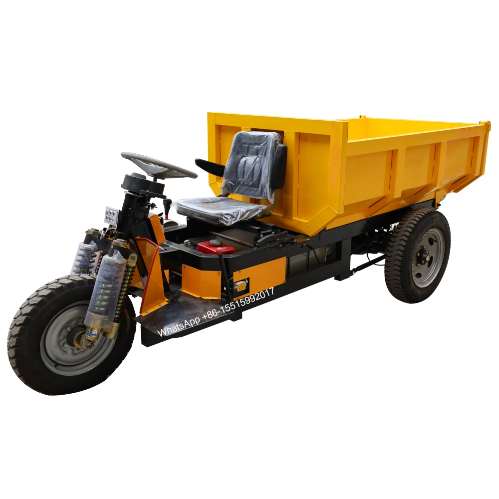 LK270AC  electric hydraulic lifting 2.5T cargo motor  tricycle mini wheel dumper mobile cargo truck for sale