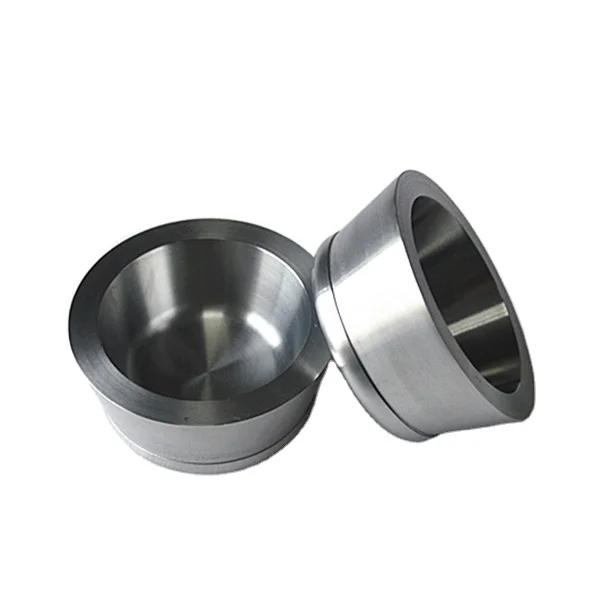 99.95% high purity tungsten crucibles for high temperature vacuum environments support customized