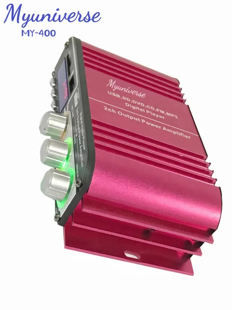 Professional Mini Amplifier with 2 Channel for Motorcycle
