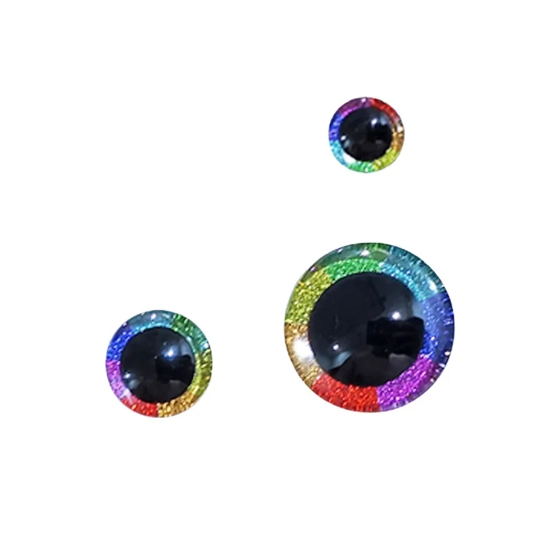 new product idea 2024 Handicraft DIY Safety Plastic Crystal Eyes Crochet Stuffed Animal Toys Glitter Eyes,toy accessories