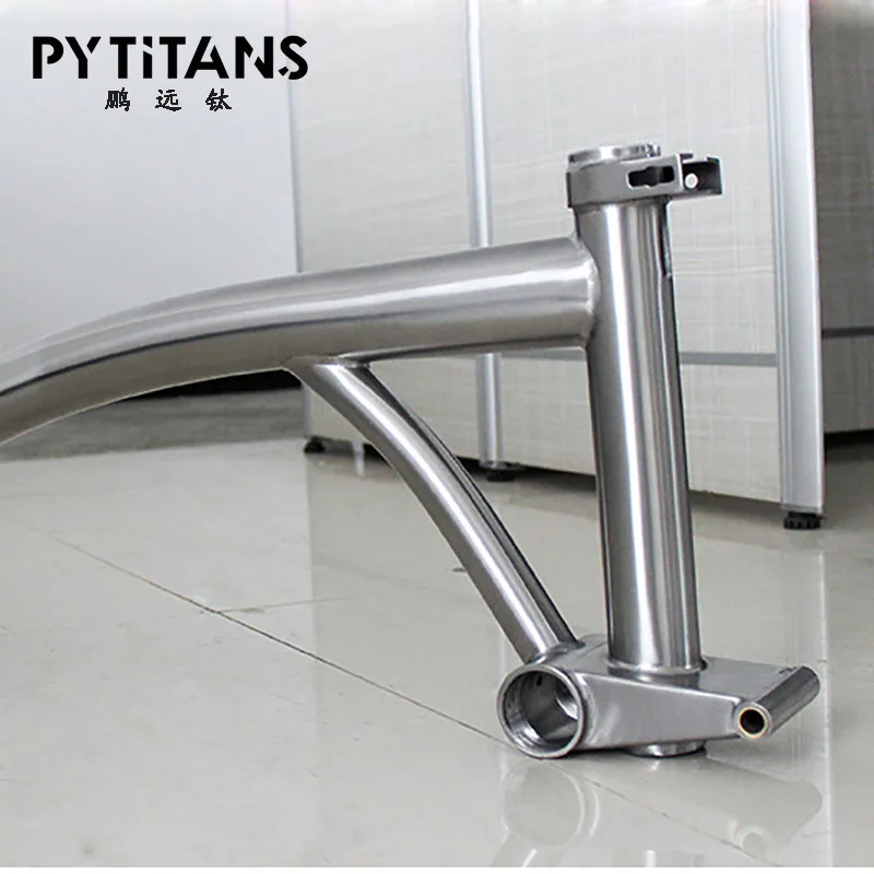 High quality low price folding bike frame titanium bicycle frame