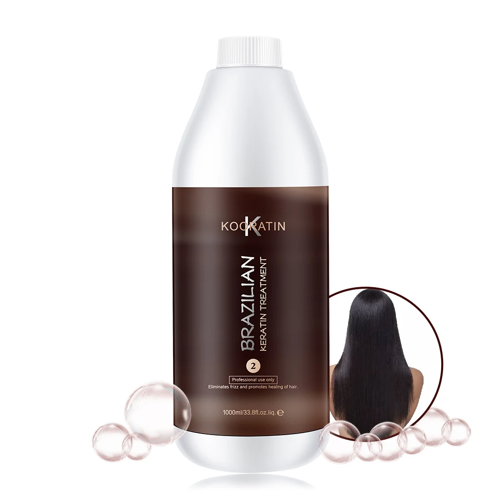 OEM ODM Kooratin Brazilian Keratin Straightening Treatment Smoothing Hair
