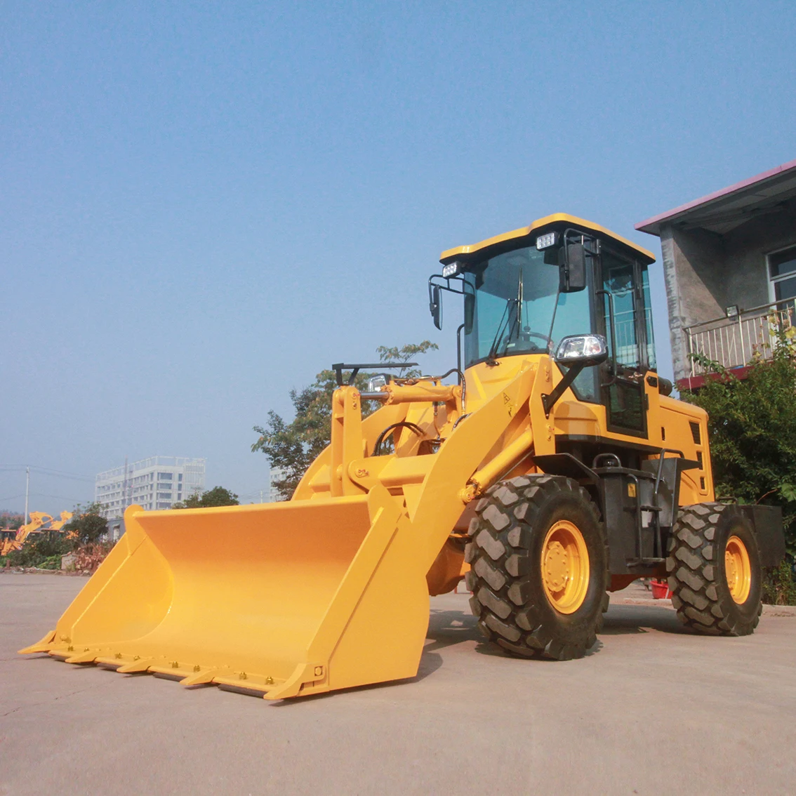 CE Approved Cheapest China Wheel Loader Tractor Front End Shovel Loader Dumper Small Excavator Mini Backhoe Loaders