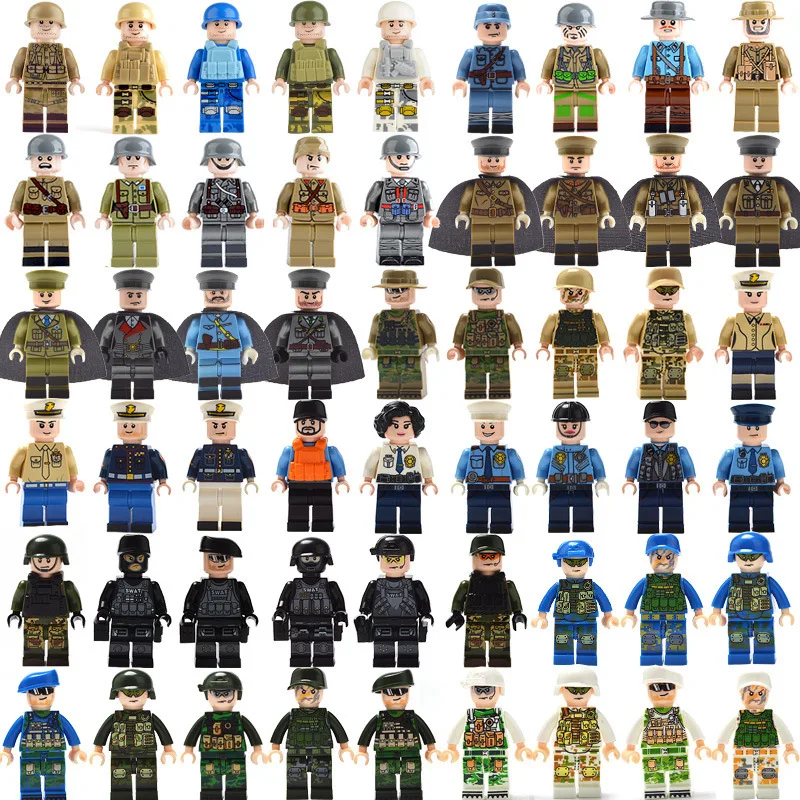 Random Mini Building Blocks Le Animation Diy Mini Cartoon Character Building Blocks Various Style Block Man Kid Educational Toy