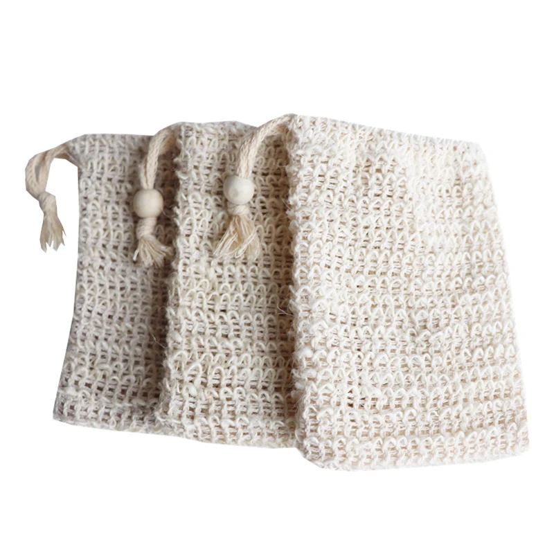 Eco-friendly Easy Clean Reusable Bubble Foam Net Mesh Exfoliating Bag For Bar Soap